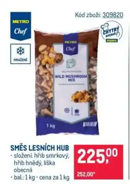 Makro Směs lesních hub nabídka