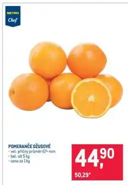 Makro Pomeranče džusové nabídka