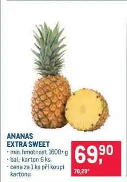 Makro Ananas Extra Sweet nabídka