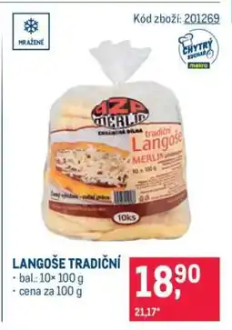 Makro Langoše tradiční nabídka