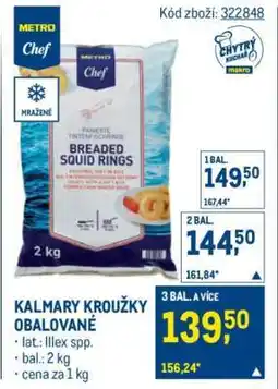 Makro Kalmary kroužky obalované nabídka