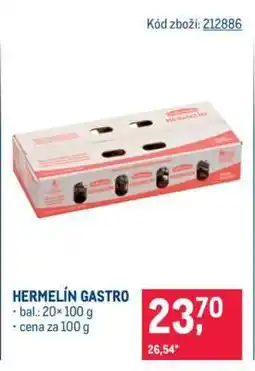 Makro Hermelín gastro nabídka