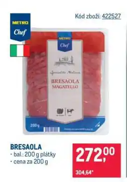 Makro Bresaola nabídka