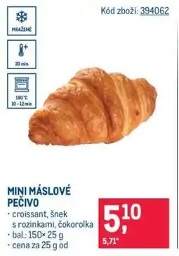 Makro Mini máslové pečivo nabídka