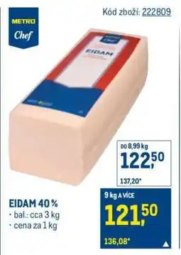 Makro Eidam 40 % nabídka
