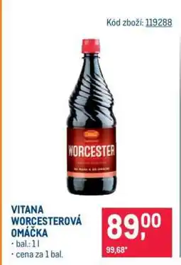 Makro Vitana Worcesterová omáčka nabídka