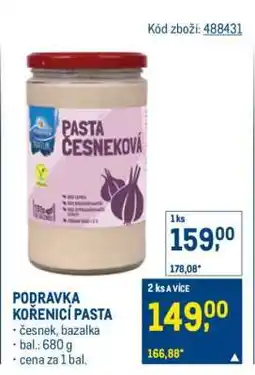 Makro PODRAVKA KOŘENICÍ PASTA nabídka
