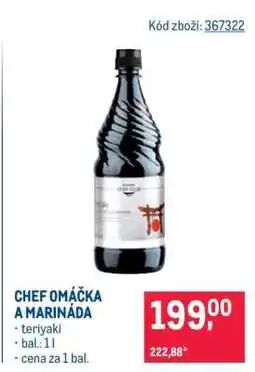 Makro CHEF OMÁČKA A MARINÁDA nabídka