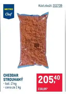 Makro Cheddar strouhaný nabídka
