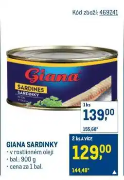 Makro Giana Sardinky nabídka