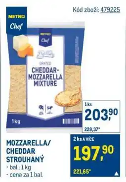Makro MOZZARELLA/CHEDDAR STROUHANÝ nabídka