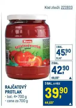 Makro Rajčatový protlak nabídka