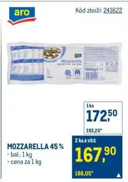 Makro Mozzarella 45 % nabídka