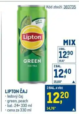 Makro Lipton čaj nabídka