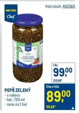 Makro PEPŘ ZELENÝ nabídka