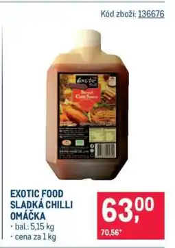 Makro Exotic Food sladká chilli omáčka nabídka