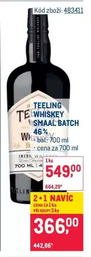 Makro TEELING WHISKEY SMAAL BATCH nabídka
