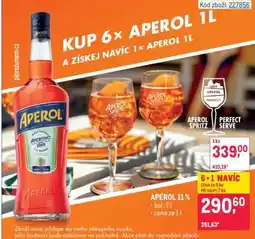 Makro APEROL 1L nabídka
