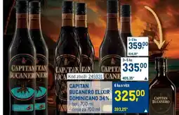 Makro CAPITAN BUCANERO ELIXIR DOMINICANO 34 % nabídka