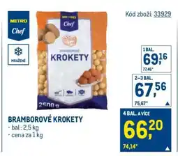 Makro Bramborové krokety nabídka