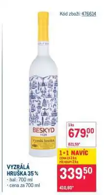 Makro VYZRÁLÁ HRUŠKA 35 % nabídka