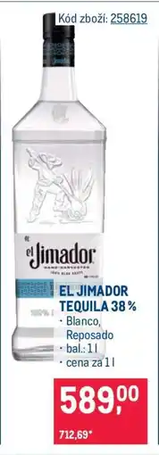 Makro El Jimador Tequila 38% nabídka