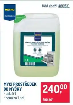 Makro MYCÍ PROSTŘEDEK DO MYČKY nabídka