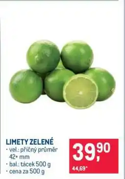 Makro Limety zelené nabídka