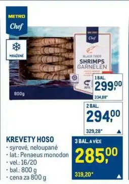 Makro BLACK TIGER SHRIMPS GARNELEN nabídka