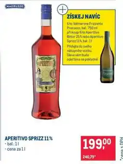 Makro APERITIVO SPRIZZ 11 % nabídka