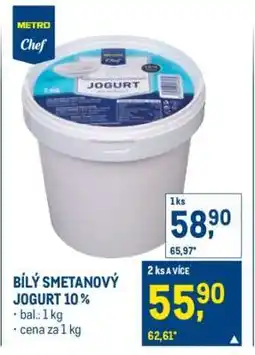 Makro Bílý smetanový jogurt 10 % nabídka