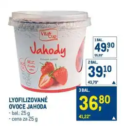 Makro LYOFILIZOVANÉ OVOCE JAHODA nabídka
