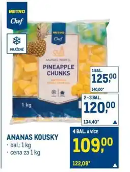 Makro Ananas kousky nabídka