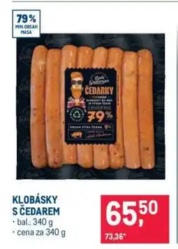 Makro KLOBÁSKY S ČEDAREM nabídka
