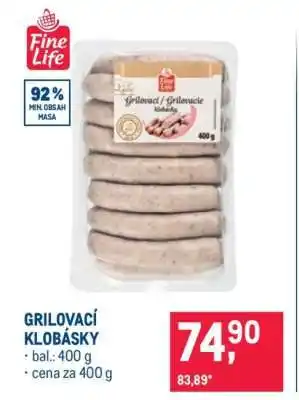 Makro Grilovací klobásky nabídka