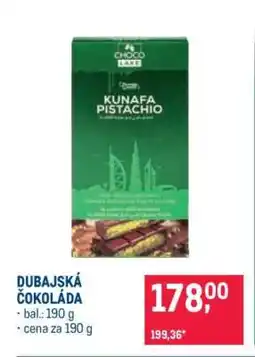 Makro Dubajská čokoláda nabídka