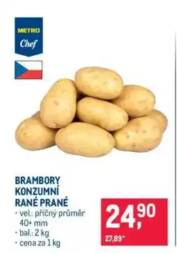 Makro BRAMBORY KONZUMNÍ RANÉ PRANÉ nabídka