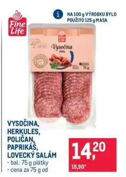 Makro VYSOČINA, HERKULES, POLIČAN, PAPRIKÁŠ, LOVECKÝ SALÁM nabídka