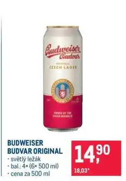 Makro Budweiser Budvar original nabídka