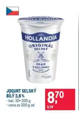 Makro Jogurt selský bílý 3,8 % nabídka