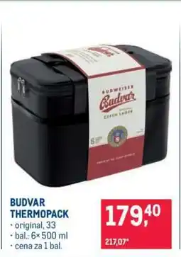 Makro BUDVAR THERMOPACK nabídka