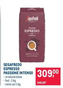 Makro SEGAFREDO ESPRESSO PASSIONE INTENSO nabídka