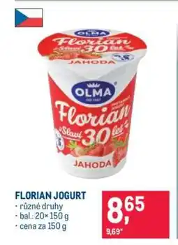 Makro Florian jogurt nabídka