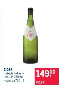Makro CIDER nabídka