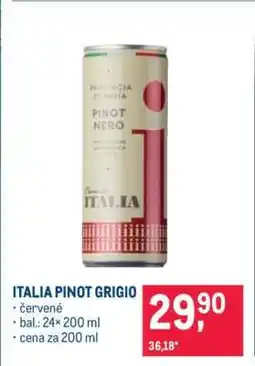 Makro ITALIA PINOT GRIGIO nabídka
