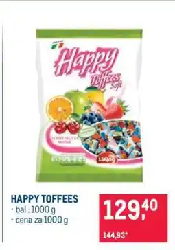 Makro HAPPY TOFFEES nabídka