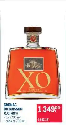 Makro COGNAC DU BUISSON X. O. 40 % nabídka