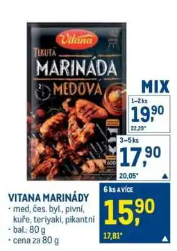 Makro VITANA MARINÁDY nabídka