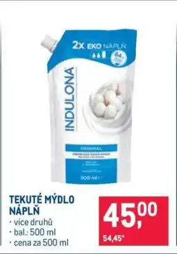 Makro TEKUTÉ MÝDLO NÁPLŇ nabídka