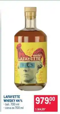 Makro LAFAYETTE WHISKY 44% nabídka